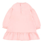 Moschino Abito Girocollo tinta unita Rosa per Neonata MDV0CWXX ROSA MOSCHINO 