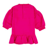 Moschino Abito Girocollo tinta unita Fuxia per Neonata MDV0CWXXXX FUXIA MOSCHINO 