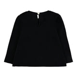 Moschino Shirt Girocollo tinta unita con Stampa Nero per Bambina MEO001JXXXX NERO MOSCHINO 