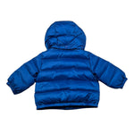 Moschino Giubbino tinta unita con Cappuccio Blu per Neonato MMS02F BLU MOSCHINO 