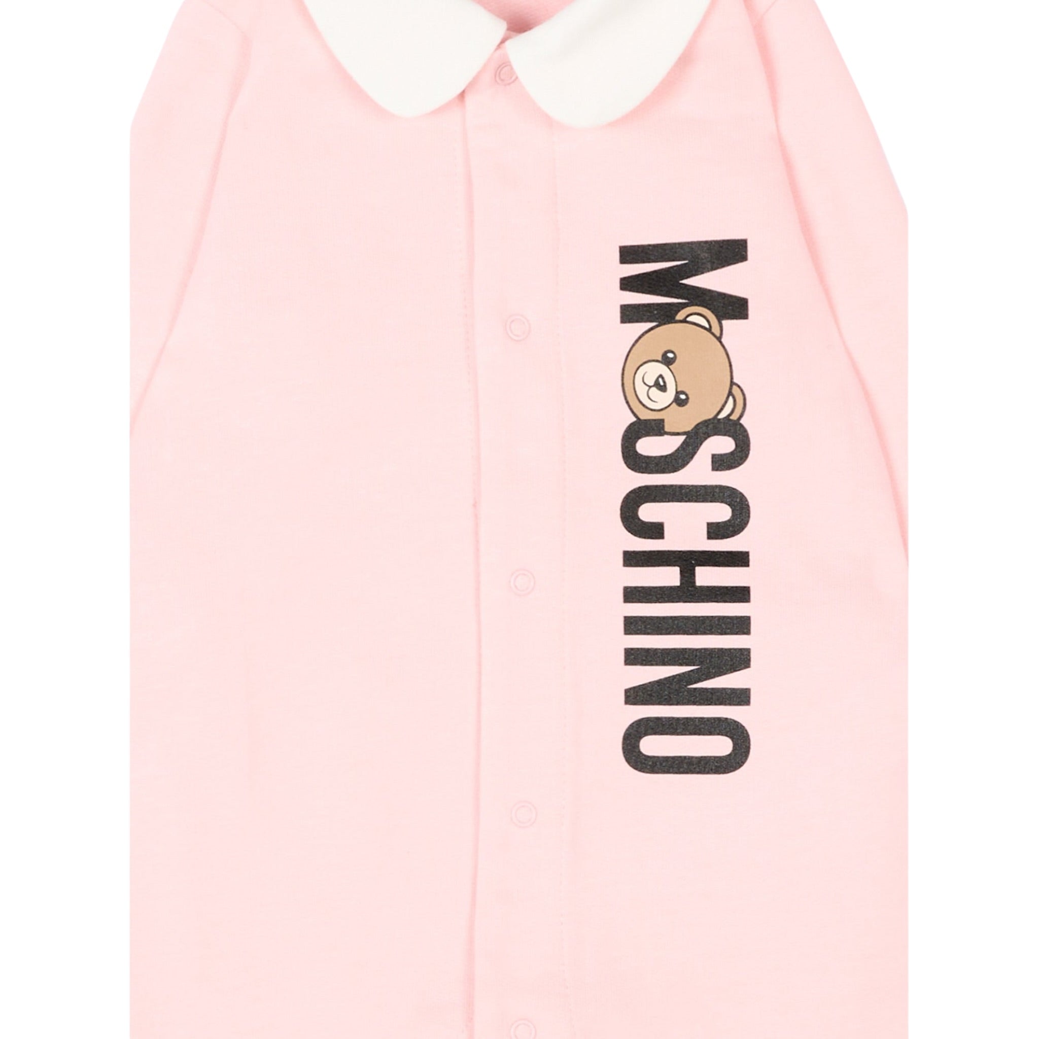 Moschino Tutina Manica Lunga tinta unita Rosa per Neonata MMY08CA ROSA MOSCHINO 