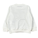 Moschino Felpa Chiusa Girocollo tinta unita con Stampa Bianco per Neonata MNF060XXX BIANCO MOSCHINO 