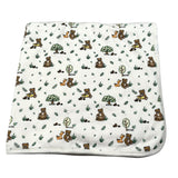 Moschino Coperta tinta unita con Logo Panna per Neonato MPB00F PANNA MOSCHINO 