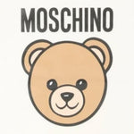 Moschino Coperta tinta unita con Logo Bianco per Neonato MQB00F BIANCO MOSCHINO 