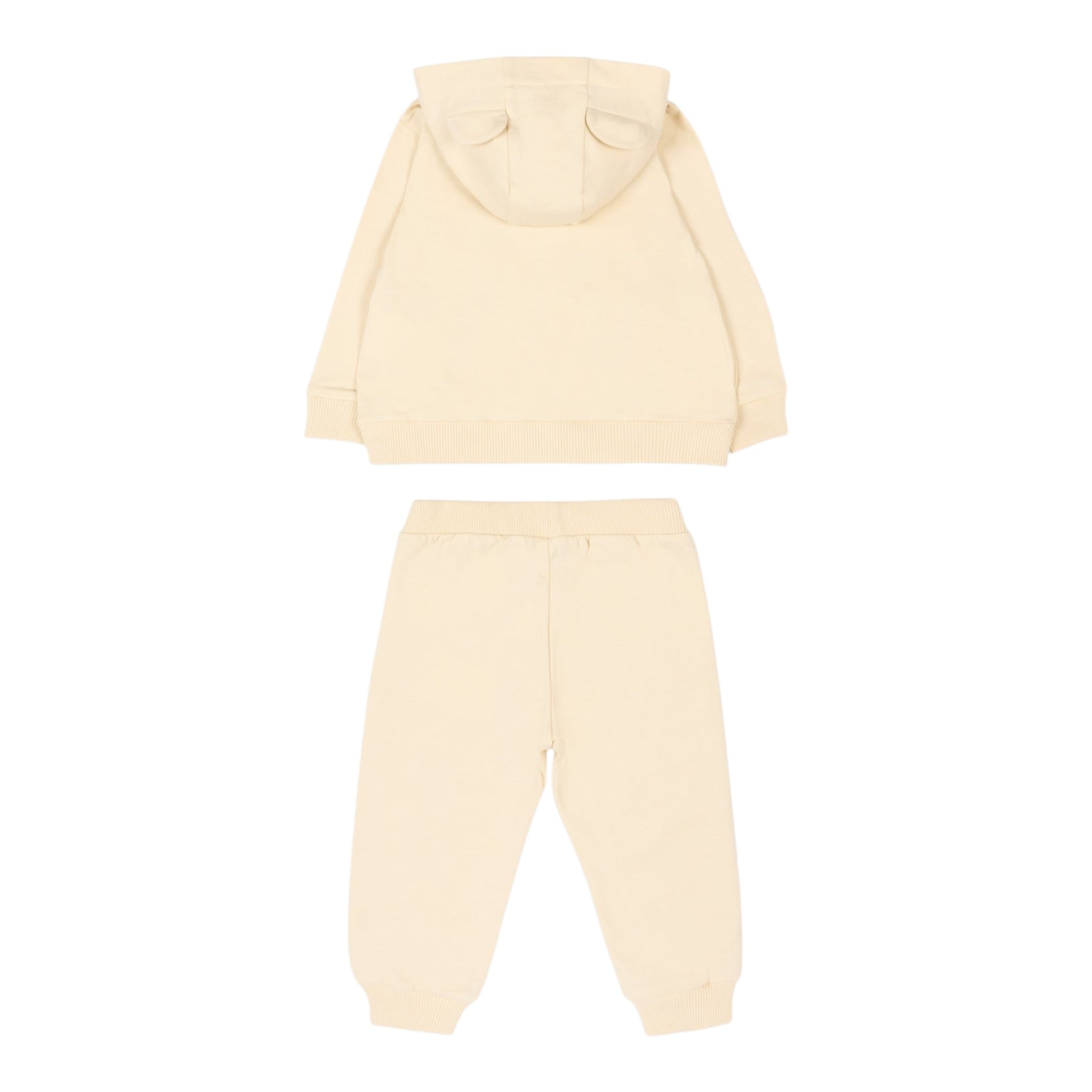 Moschino Completo 2Pz Felpa-Pantalone Beige per Neonato MUK05DM BEIGE MOSCHINO 