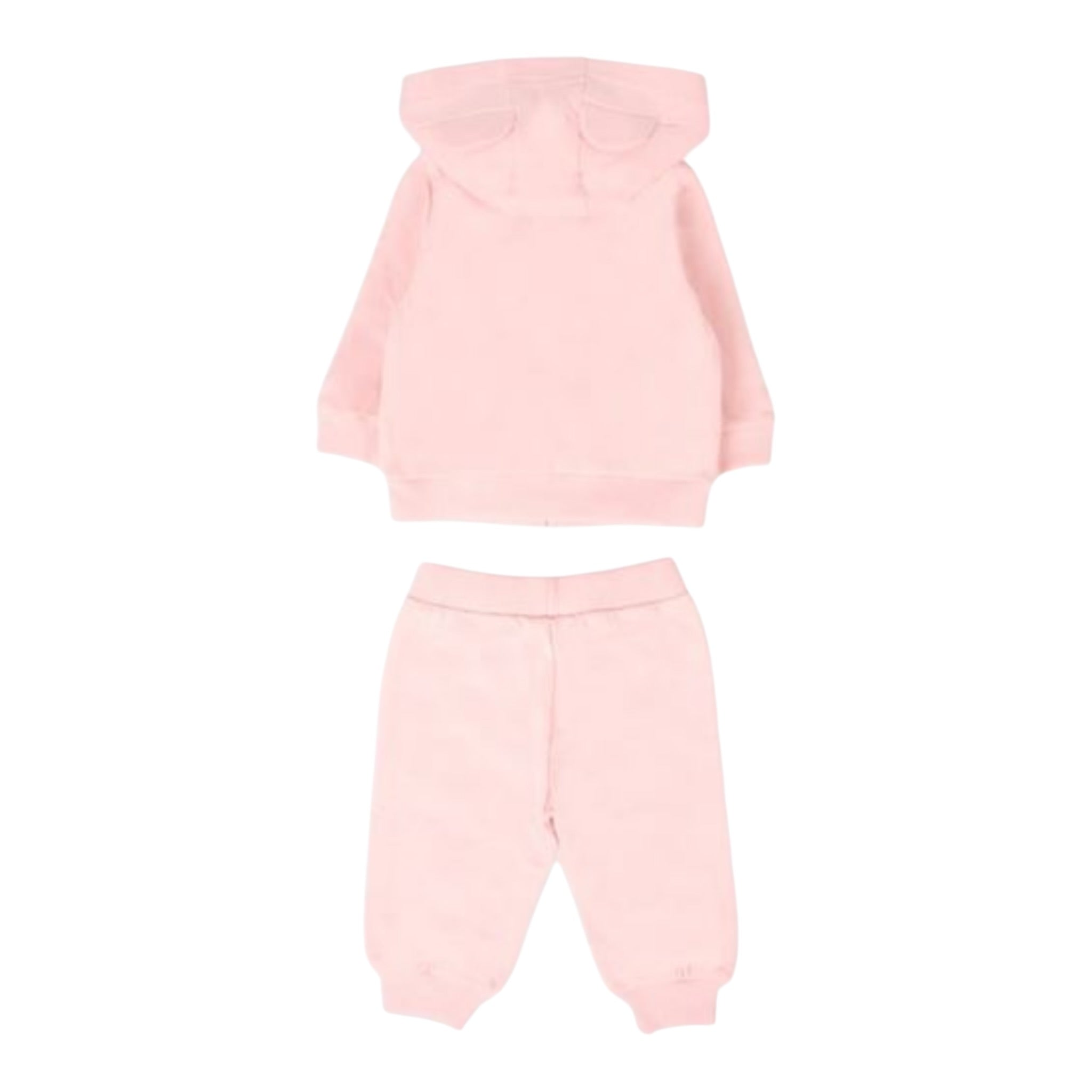 Moschino Completo 2Pz Felpa-Pantalone Rosa per Neonata MUK05D ROSA MOSCHINO 