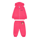 Moschino Completo 2 Pezzi Felpa-Pantalone tinta unita Fuxia per Neonata MUK05G FUXIA MOSCHINO 