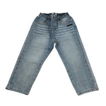 Moschino Jeans tinta unita con Elastico In Vita Azzurro per Neonato MUP05HX AZZURRO MOSCHINO 