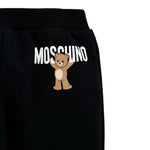 Moschino Pantalone Tuta tinta unita con Logo Nero per Neonato MUP05P NERO MOSCHINO 