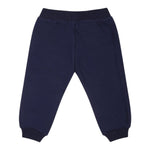 Moschino Pantalone Tuta tinta unita con Logo Blu per Bambino MUP05QJ BLU MOSCHINO 