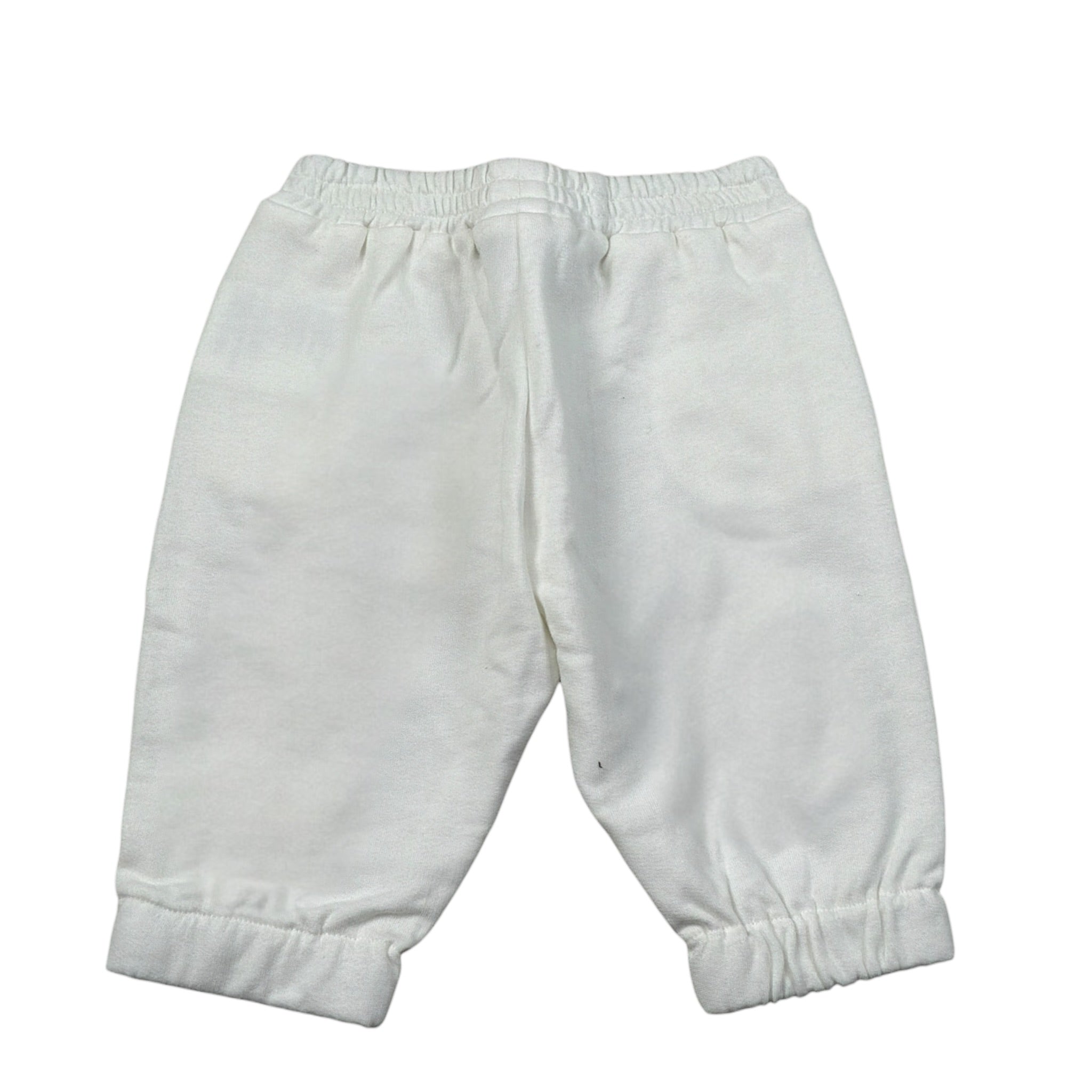 Moschino Pantalone Tuta tinta unita con Logo Bianco per Neonato MUP05Y BIANCO MOSCHINO 