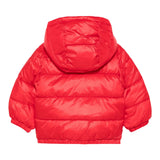Moschino Giubbino tinta unita con Cappuccio Rosso per Neonato MUS032 ROSSO MOSCHINO 