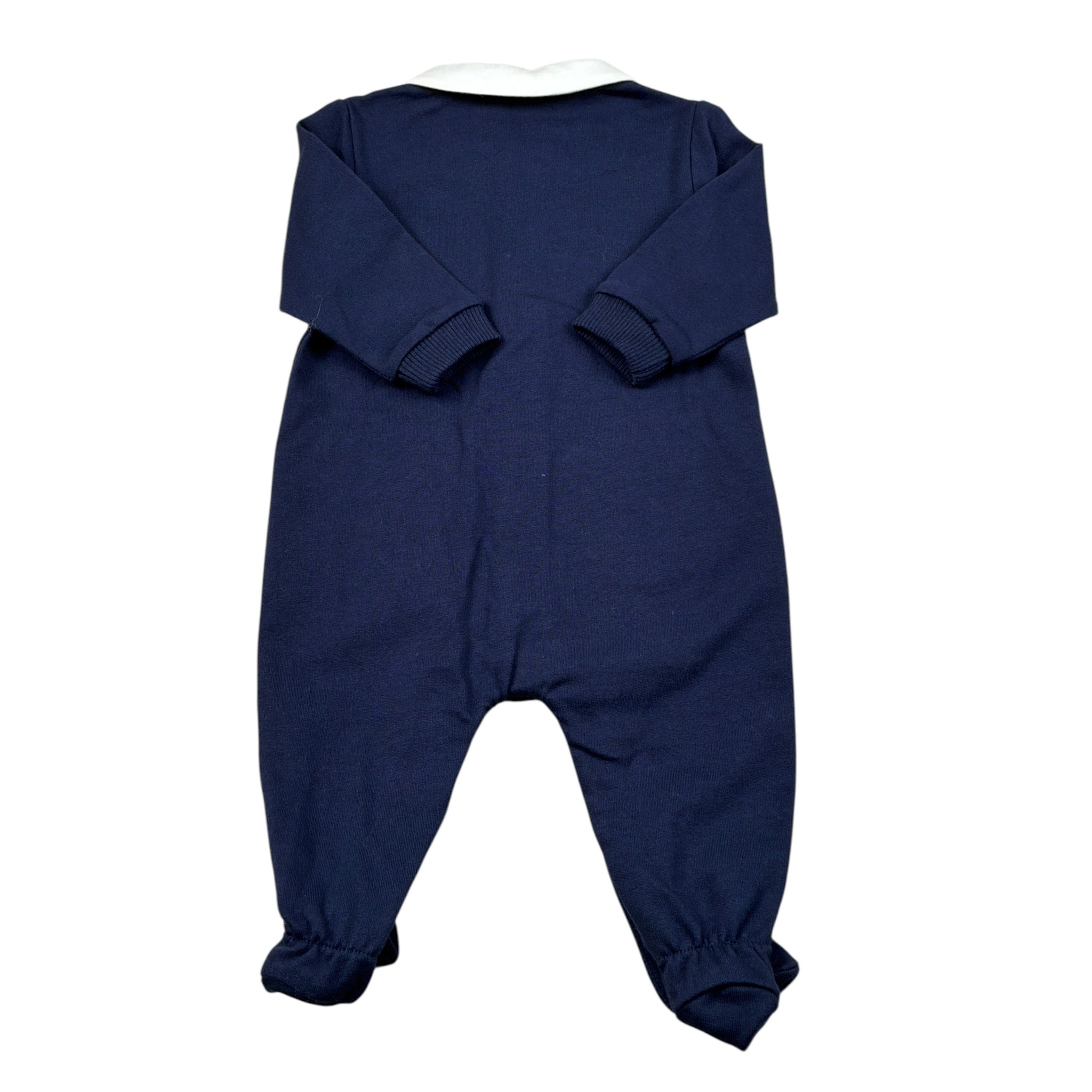 Moschino Tutina Manica Lunga tinta unita Blu per Neonato MUY09D BLU MOSCHINO 