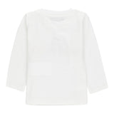 Moschino Shirt Girocollo tinta unita con Stampa Bianco per Neonato MWO00R BIANCO MOSCHINO 