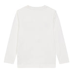 Moschino Shirt Girocollo tinta unita con Stampa Bianco per Bambino MZO00RX BIANCO MOSCHINO 
