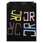 John Richmond Shirt Girocollo tinta unita con Stampe Nero per Neonata RIA25089TS NERO JOHN RICHMOND 
