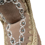 Mou Stivali tinta unita con Fantasia Beige per Bambina MUFK101043A BEIGE MOU 
