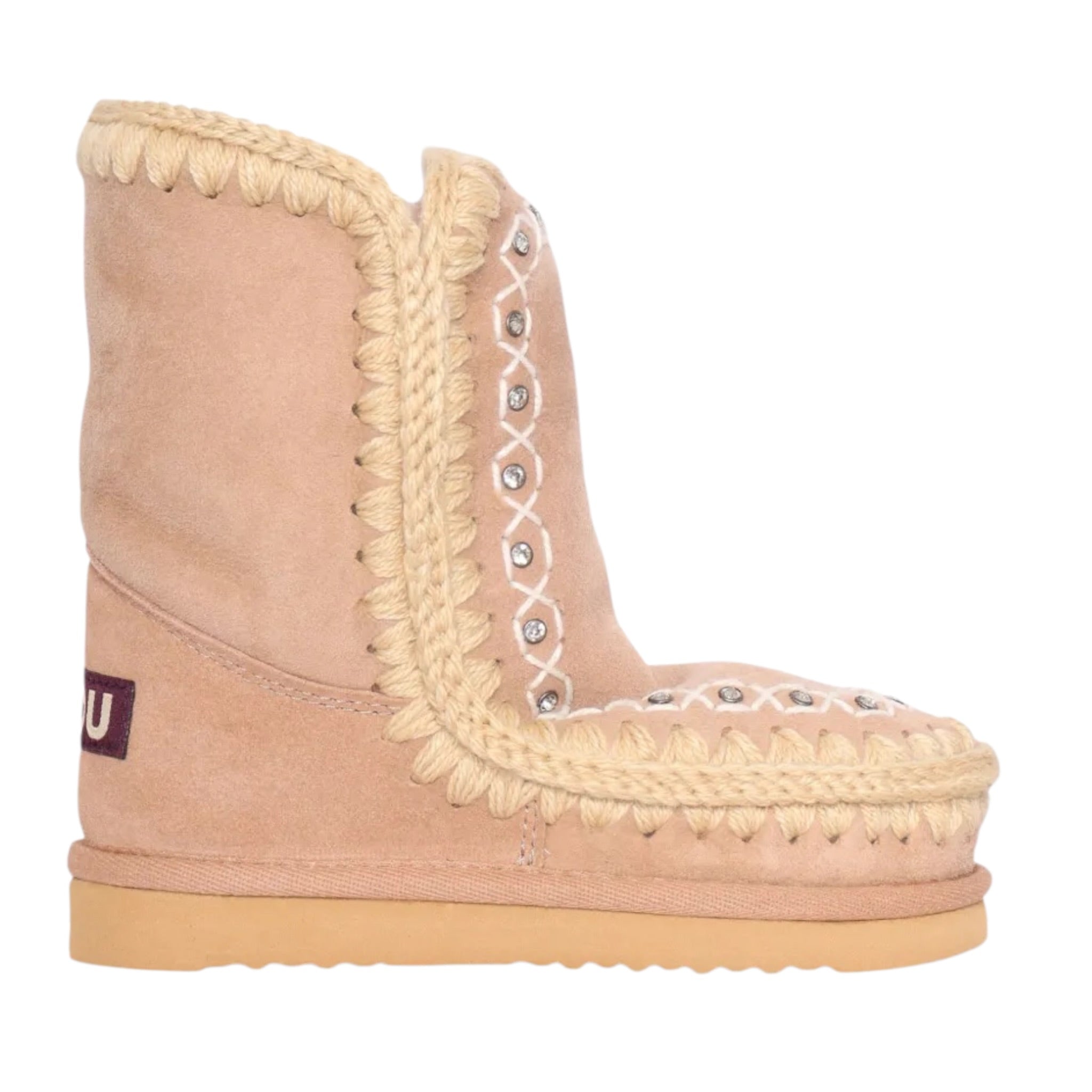 Mou Stivali tinta unita con Fantasia Beige per Bambina MUFK101043AX BEIGE MOU 