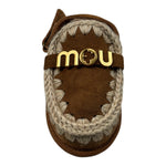 Mou Ciabatta tinta unita con Strappo Cammello per Bambina MUFK161001AX CAMMELLO MOU 