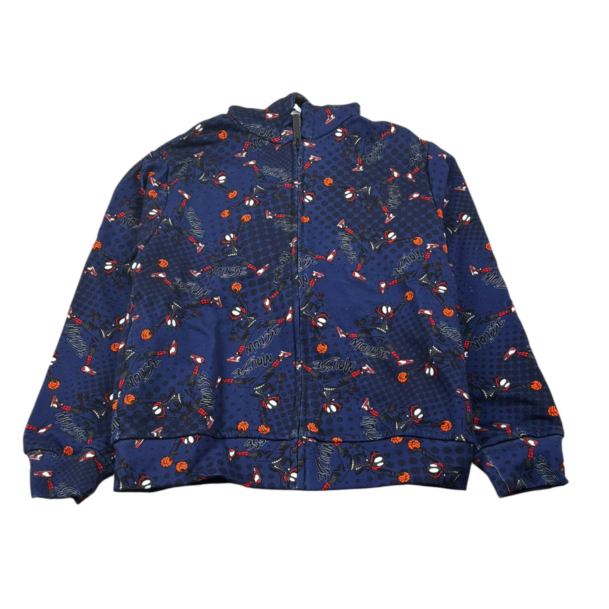 Mousse Felpa con Zip E Cappuccio tinta unita Blu per Bambino SPINAIRJ BLU MOUSSE 