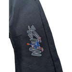 Mousse Pantalone tinta unita con Logo Nero per Neonato SPINAIRP NERO MOUSSE 