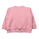 Mousse Felpa Chiusa Girocollo tinta unita con Stampe Rosa per Bambina UNISTARP ROSA MOUSSE 