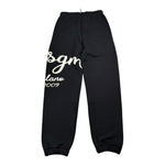 Msgm Pantalone Modello Tuta tinta unita con Stampa Nero per Bambina F5MSJBFP255 NERO MSGM 