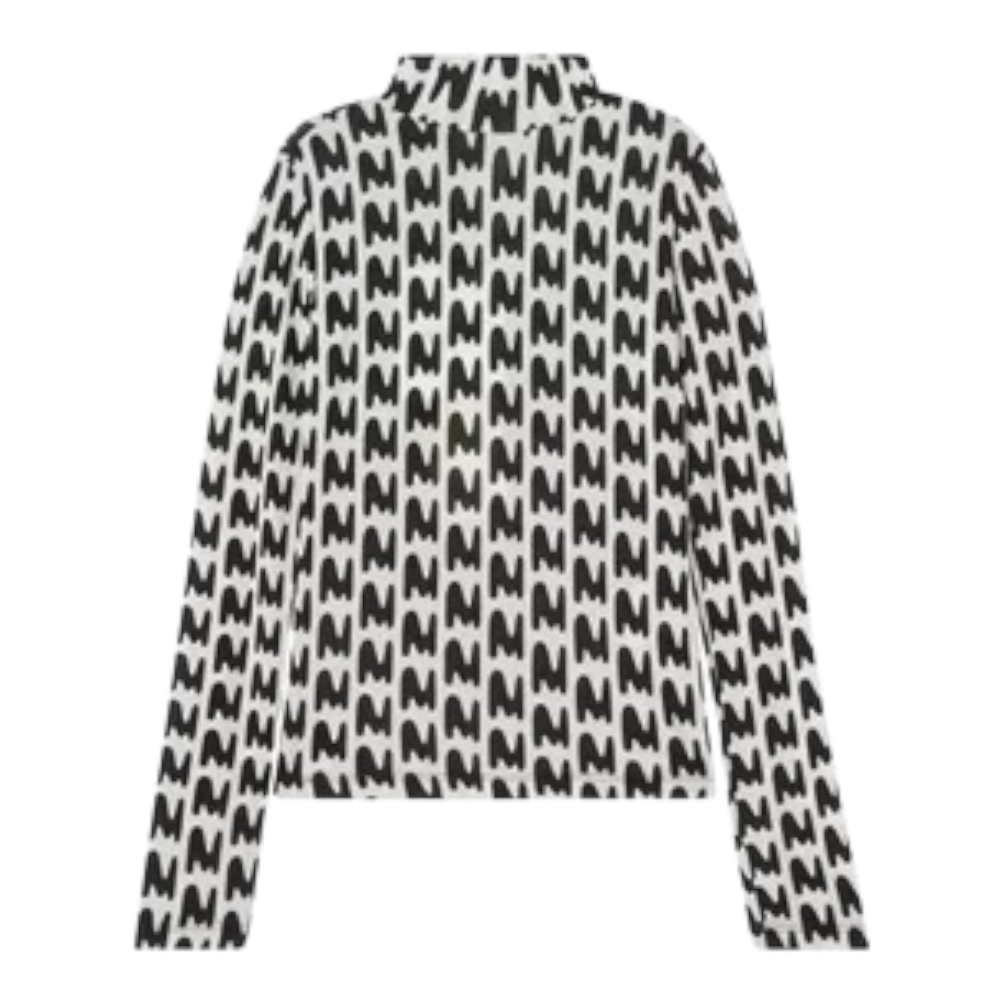 Msgm Shirt Stampa Fantaisa Bianco/Nero per Bambina F5MSJGTN260 BIANCO/NERO MSGM 
