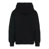 Msgm Felpa tinta unita con Cappuccio E Stampa Nero per Bambina F5MSJUHS021 NERO MSGM 