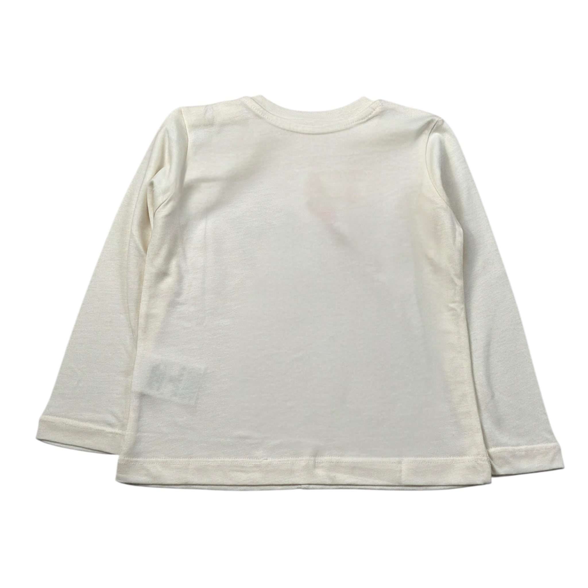 Msgm Shirt tinta unita con Stampa Panna per Bambina F5MSUNTH284J PANNA MSGM 