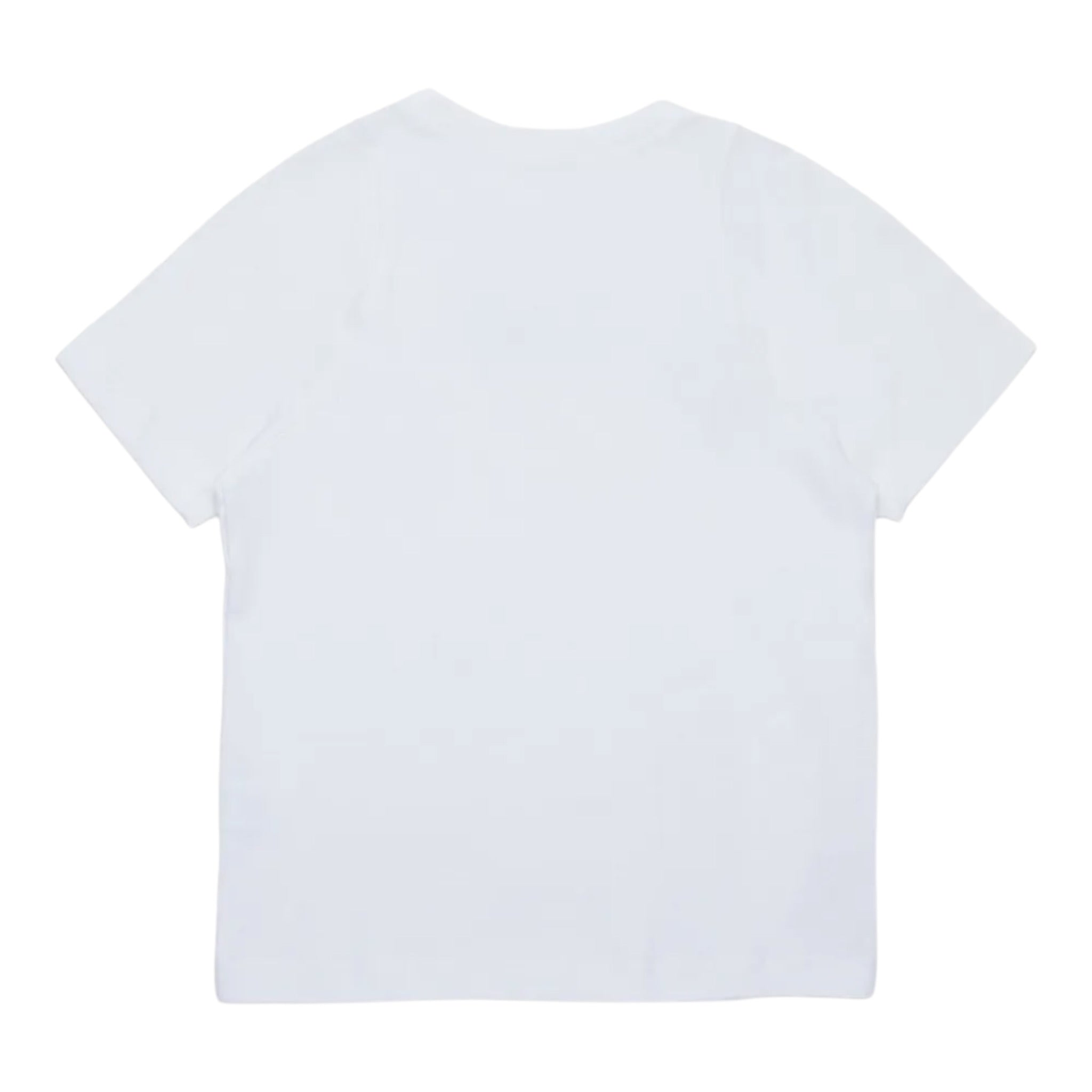 N°21 T-Shirt tinta unita Girocollo con Stampa Bianco per Bambina N2105J BIANCO N°21 