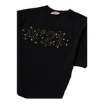 N°21 T-Shirt tinta unita Girocollo con Stampa Nero per Bambina N2105K NERO N°21 