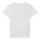 N°21 T-Shirt Girocollo tinta unita con Stampa Bianco per Bambino N21173 BIANCO N°21 
