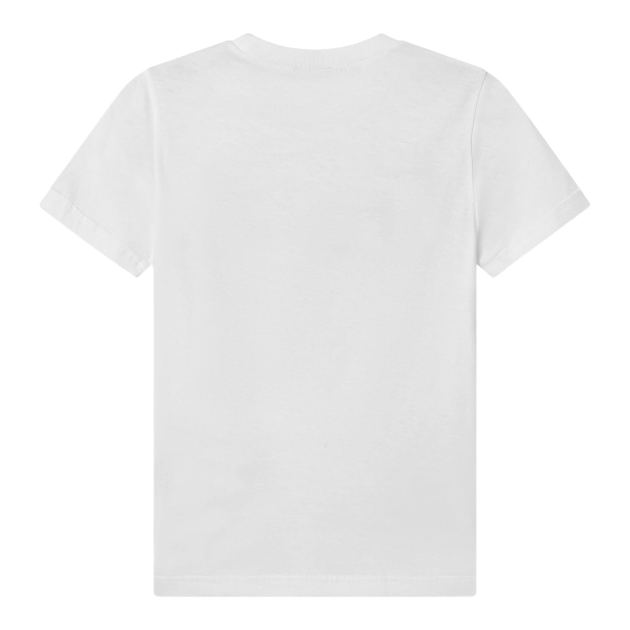 N°21 T-Shirt Girocollo tinta unita con Stampa Bianco per Bambino N21173 BIANCO N°21 