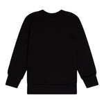 N°21 Felpa Chiusa Girocollo tinta unita con Logo Nero per Bambino N21588 NERO N°21 