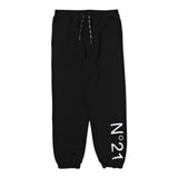 N°21 Pantalone Modello Tuta tinta unita con Stampa Nero per Bambina N21615N0154 NERO N°21 