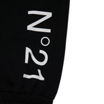 N°21 Pantalone Tuta tinta unita con Logo Nero per Bambino N21615 NERO N°21 