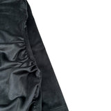 Naida Abito Manica Lunga tinta unita In Velluto Nero per Bambina NAAB355 NERO NAIDA 