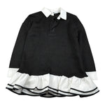 Naida Abito Manica Lunga tinta unita Nero per Bambina NAAB365 NERO NAIDA 