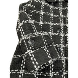 Naida Cappotto tinta unita Nero per Bambina NAGB302 NERO NAIDA 