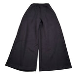 Naida Pantalone tinta unita Modello Palazzo Nero per Bambina NAPA332 NERO NAIDA 