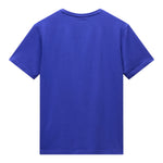 Napapijri T-Shirt tinta unita con Stampa Cobalto per Bambino NP0A4GEHB3B1 COBALTO NAPAPIJRI 