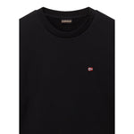 Napapijri Felpa Girocollo tinta unita con Stampa Nero per Bambino NP0A4GMS041X NERO NAPAPIJRI 