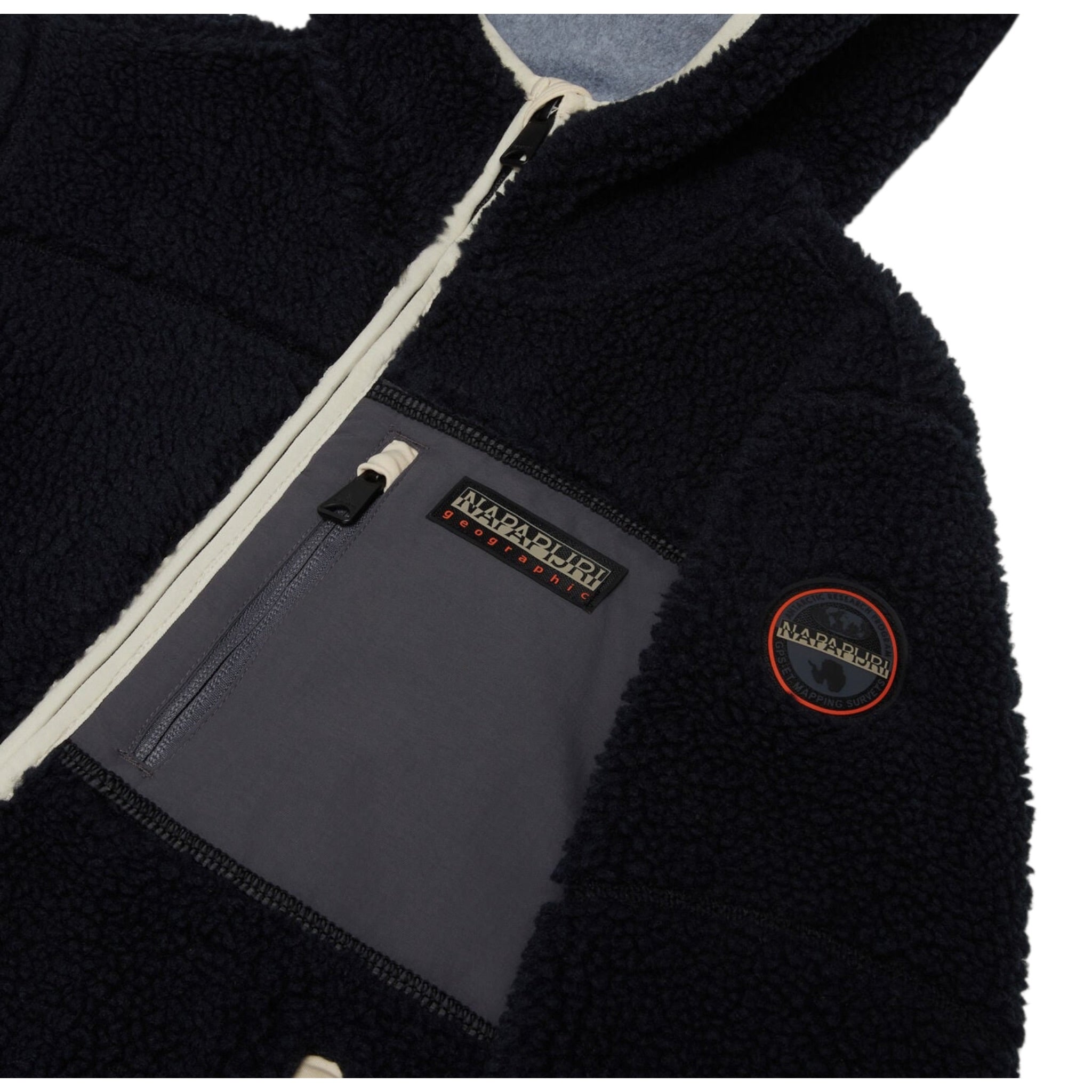 Napapijri Giubbino Modello Teddy tinta unita Nero per Bambino NP0A4HG10411 NERO NAPAPIJRI 