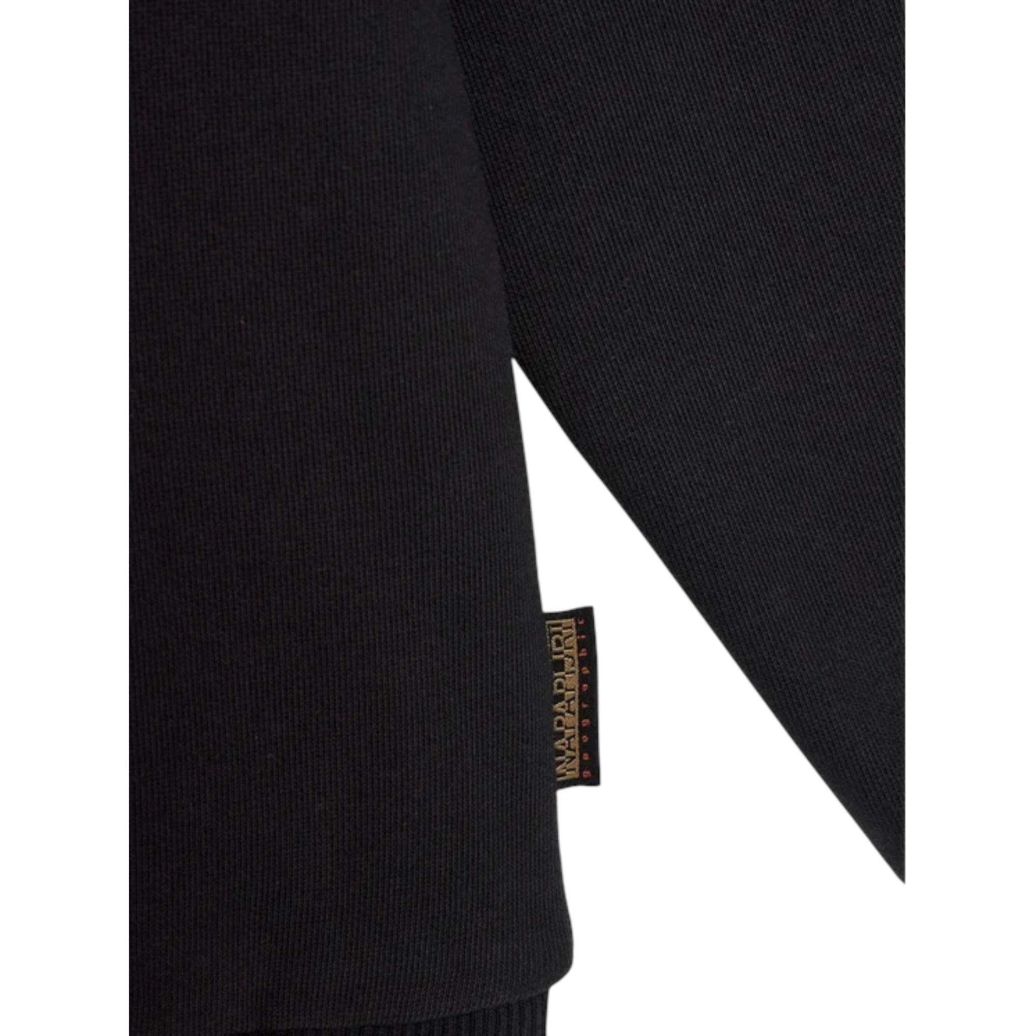 Napapijri Felpa Chiusa con Cappuccio tinta unita Nero per Bambino NP0A4HY4041X NERO NAPAPIJRI 