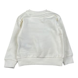 Never Too Felpa Girocollo tinta unita con Stampa Panna per Neonato NT1798N PANNA NEVER TOO 