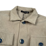 Never Too Camicia Manica Lunga tinta unita Beige per Bambino NT1826B BEIGE NEVER TOO 