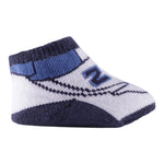 New Balance Babbucce Bicolore con Ricami Bianco/Blu per Neonato LAKB0104 BIANCO/BLU NEW BALANCE 