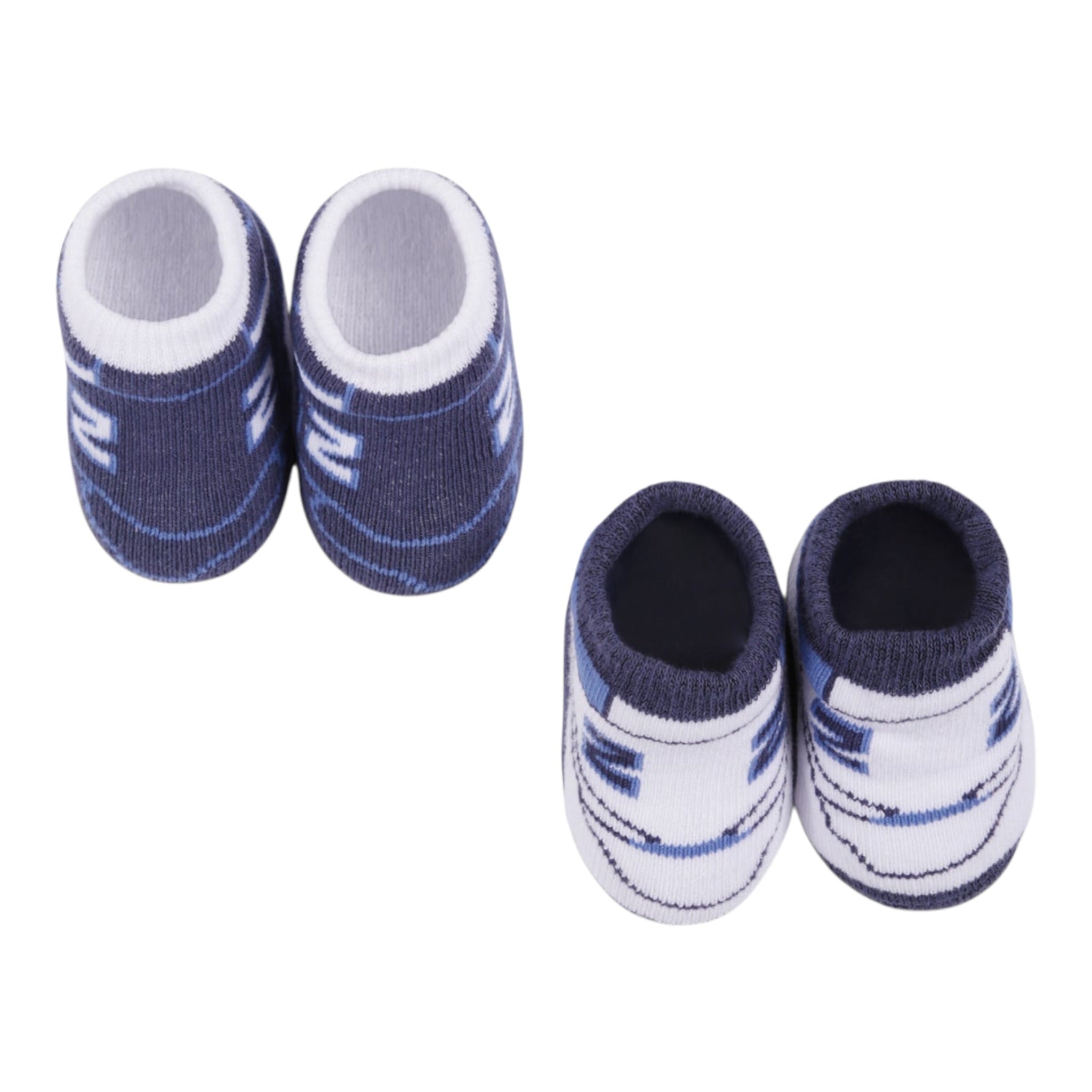New Balance Babbucce Bicolore con Ricami Bianco/Blu per Neonato LAKB0104 BIANCO/BLU NEW BALANCE 