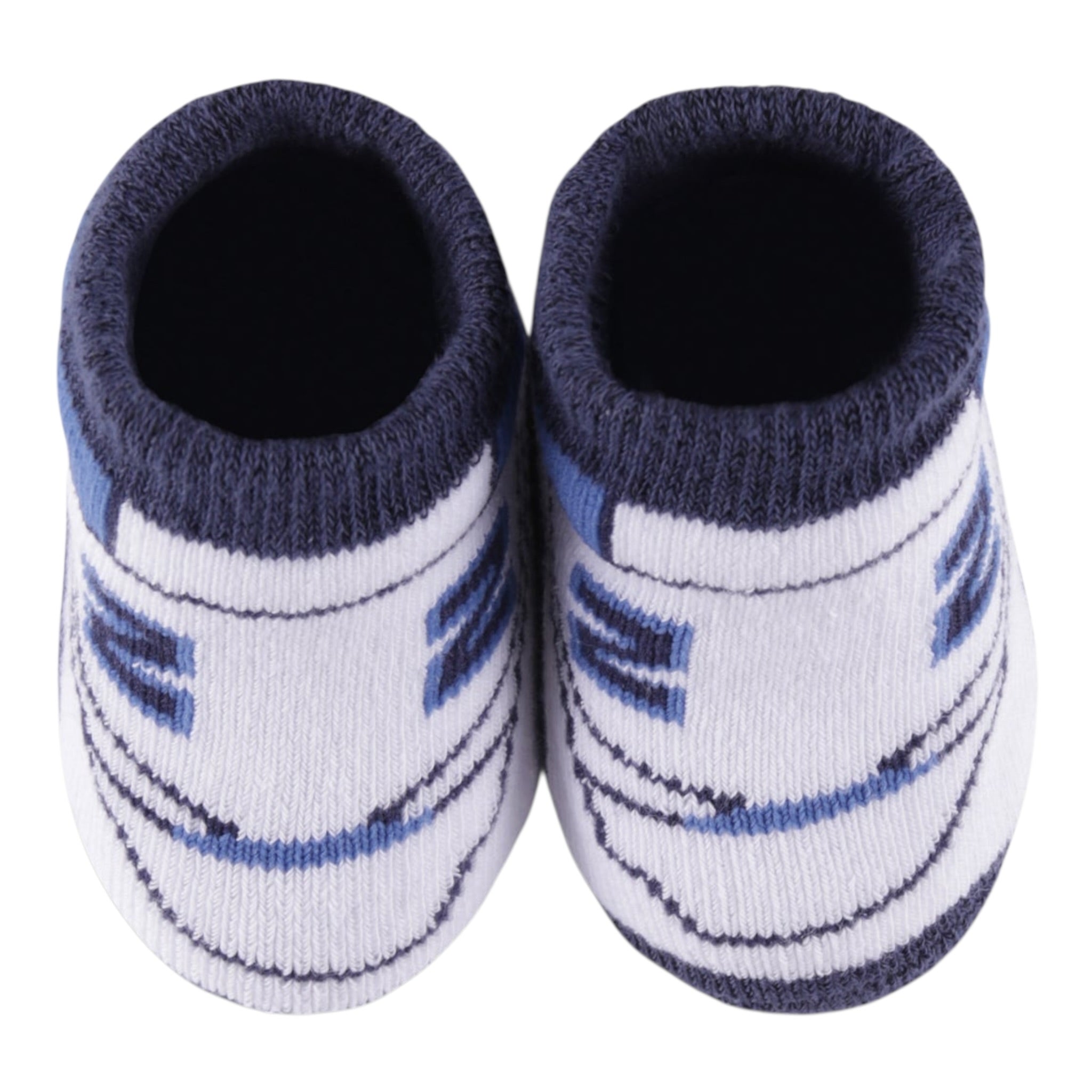 New Balance Babbucce Bicolore con Ricami Bianco/Blu per Neonato LAKB0104 BIANCO/BLU NEW BALANCE 